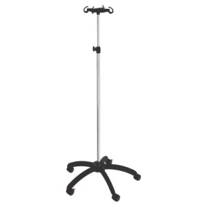 Drip Stand/IV Stand Plastic Base & Plastic HooksDrip Stand/IV Stand Plastic Base – It has five legs, Plastic Base and plastic hooks and the base weight of 3,0 / 1,3 kg