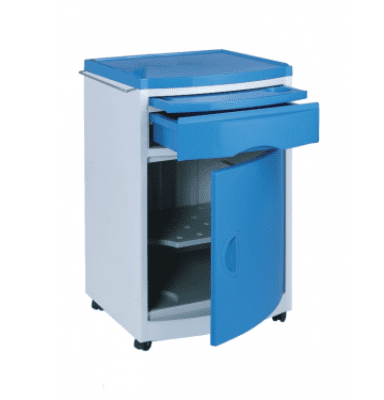 Plastic medical bedside cabinets