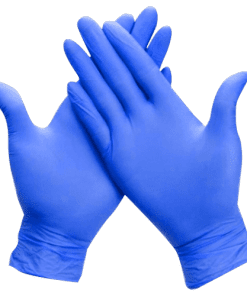 Nitrile gloves powder free box of 100 – MEDIUM